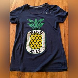 VINTAGE NIKE OG Wisco Mile Running Tee